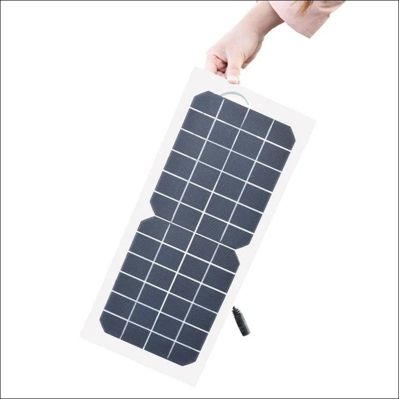 Tragbares Solar-Handy-Ladegerät 10 W Kit | Wasserdichte Powerbank