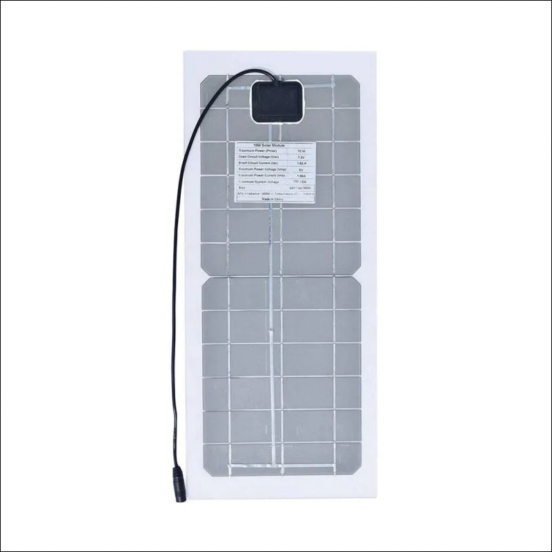 Tragbares Solar-Handy-Ladegerät 10 W Kit | Wasserdichte Powerbank