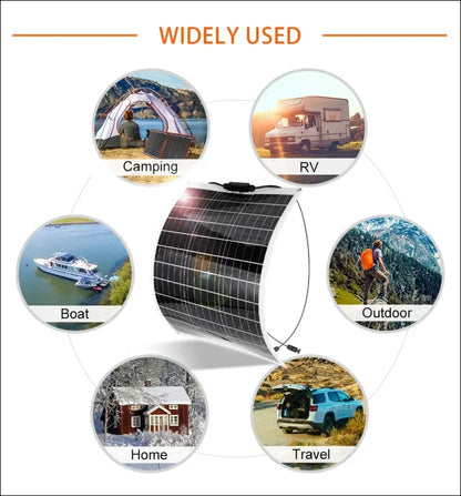 Diagramm über monokristallines silizium flexibles solarmodul, 50 w, hohe effizienz