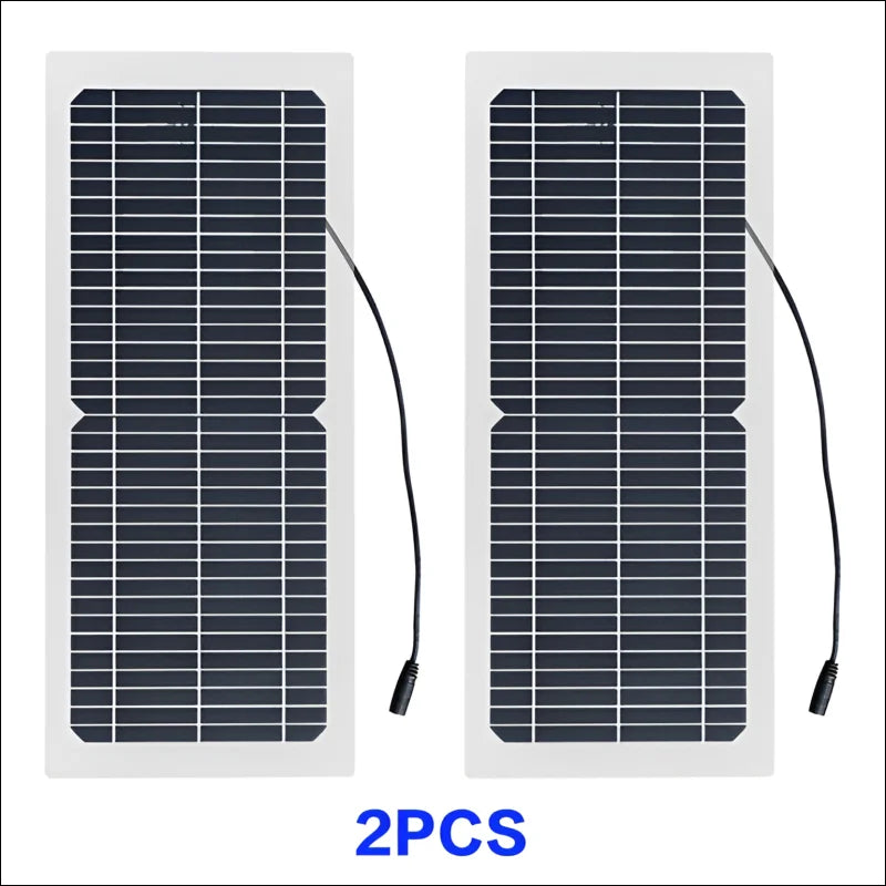 2 stück tragbares solarpanel zum schnellen aufladen ihres handys