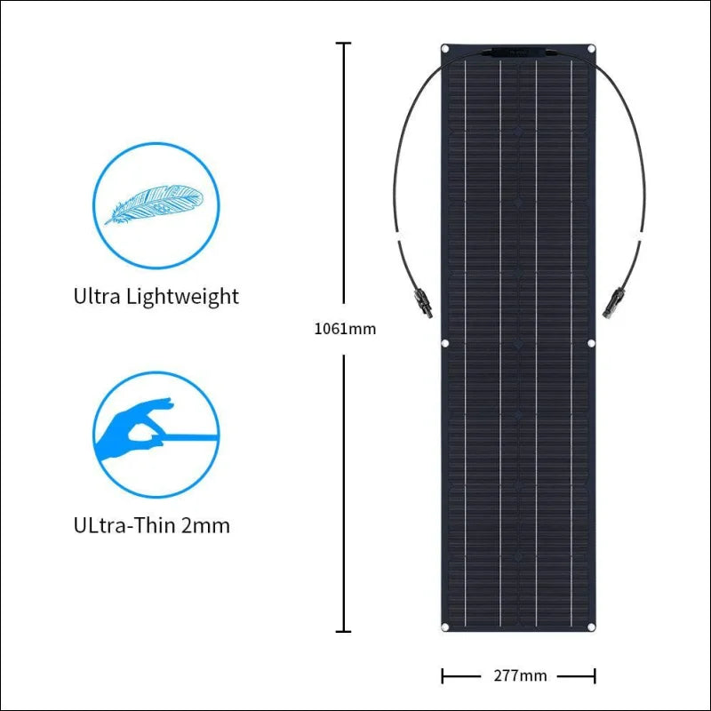 Effizientes flexibles Solarpanel-Kit-System für die praktische