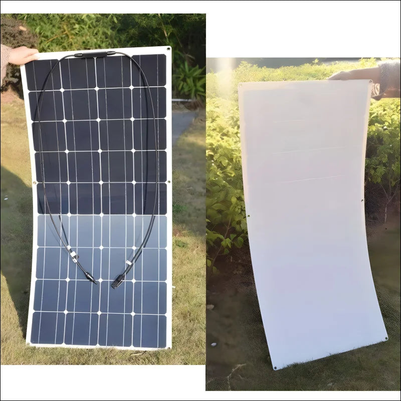 Sunpower 300w wasserfestes solarpanel 12v mit weißem blatt für zuverlässige energie unterwegs