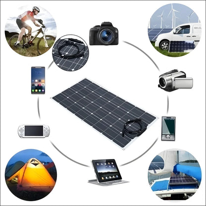 Sunpower 300w wasserfestes solarpanel mit verschiedenen 12v ausrüstungen