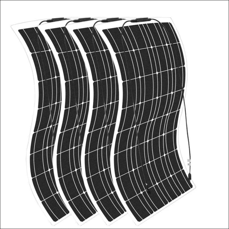Solarpanel 12V 300W Kit Ladegerät | Wasserdicht leicht | Ideal für