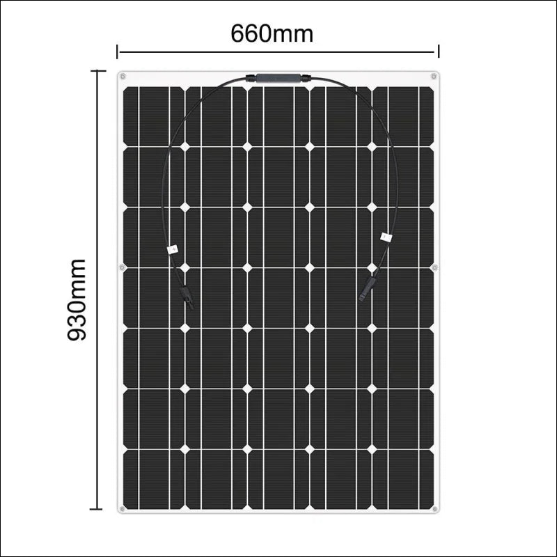 Solarpanel 12V 300W Kit Ladegerät | Wasserdicht leicht | Ideal für