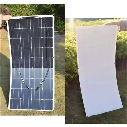 Sunpower 12v 300w wasserfestes solarpanel mit weißem blatt für zuverlässige energie