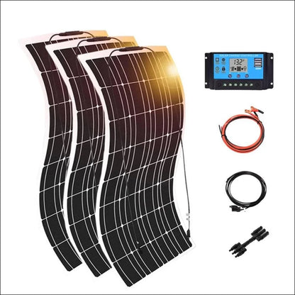 12v 300w solarpanel kit - sunpower wasserfest für unterwegs