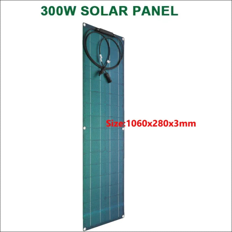 300W Solarpanel schmal und lang mit UV Schutzbeschichtung und verbessertem UV Schutz