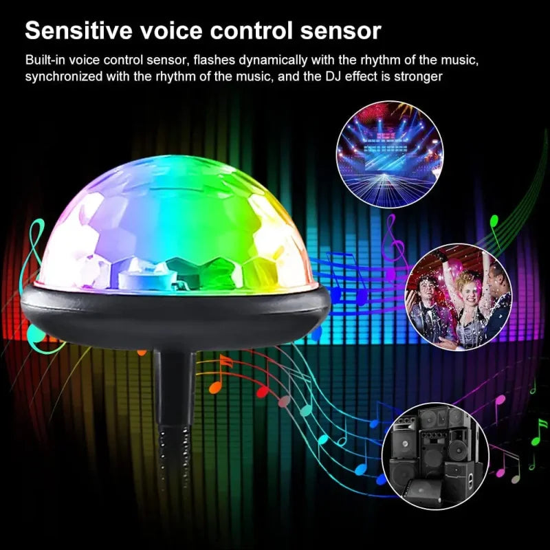 USB Mini Disco Light - Flexible &amp; Soundactive