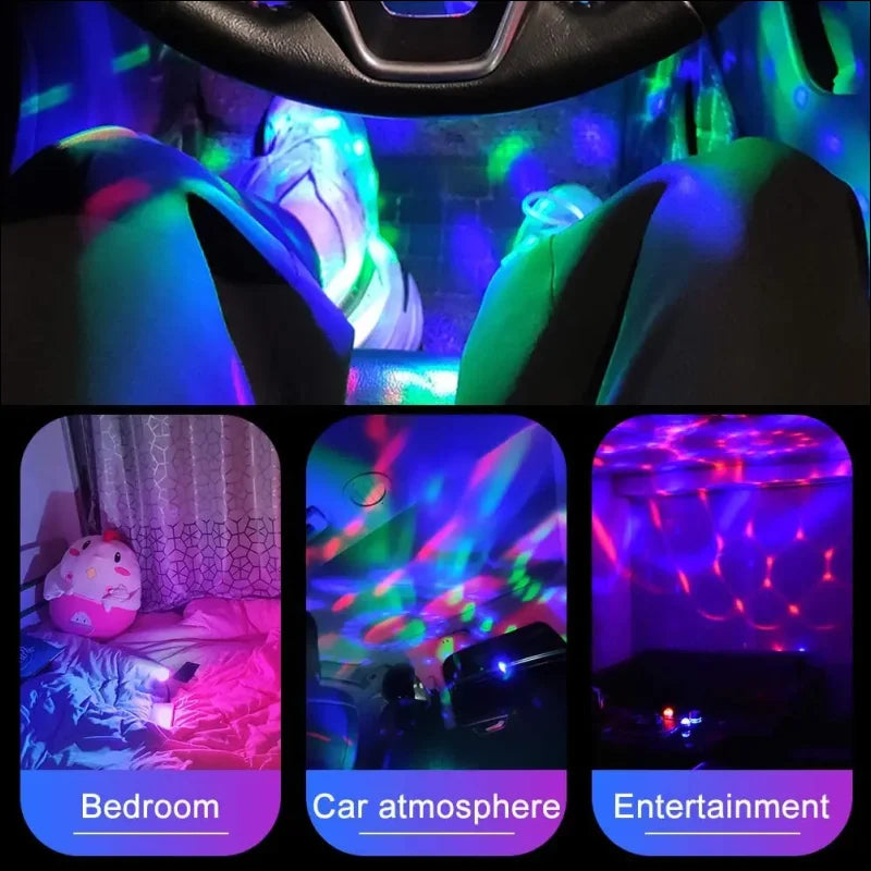 USB Mini Disco Light - Flexible &amp; Soundactive