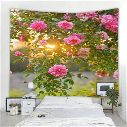 Teil 1 Wandbehang mit Blumendesign – stilvolles Wohnaccessoire