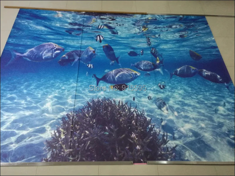 Aquarium-Wandbild-Vinyl-Tapetenfolie – schaffen Sie eine