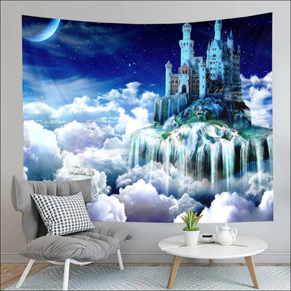 Verwandeln Sie Ihr Zimmer mit Teil 2 Fantasy Castle Tapestry – A