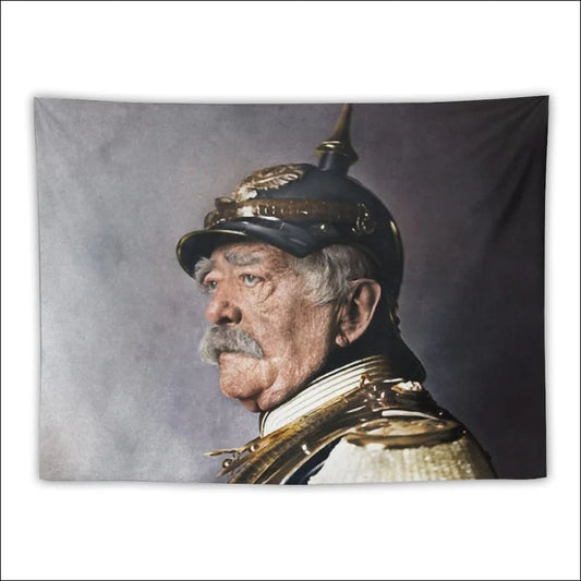 1894 Farbiger Wandbehang Otto von Bismarck – hochwertiges