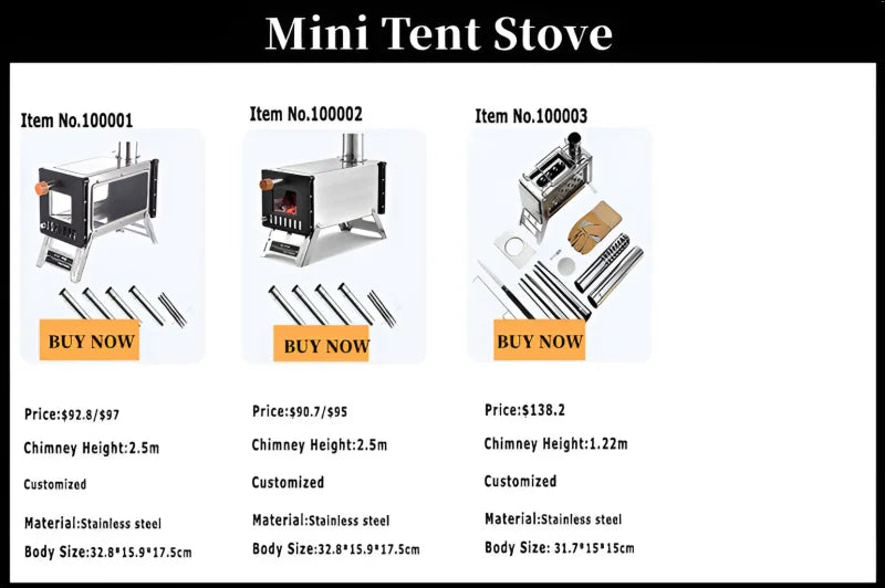 Verschiedene arten der mini-öfen in ’erleben sie outdoor-kochen mit unserem ultraleichten holzofen! ’