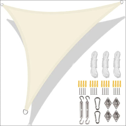 Sonnensegel dreieck mit haken, der ultimative uv-schutz und wasserdichte markise