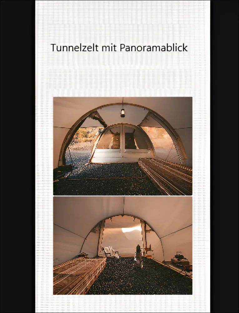 Nahaufnahme eines buches mit einem bild von einem zug in ’3-4 personen camping autozelt