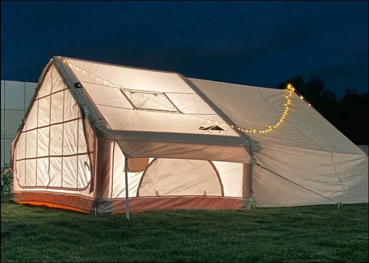 Aufblasbare dachzelt - und vordach - kombination – 420d pu - beschichtet camping ausstattung 8