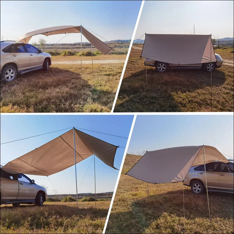 Auto vorzelt: elegant & leicht - schattenspender camping ausstattung 3