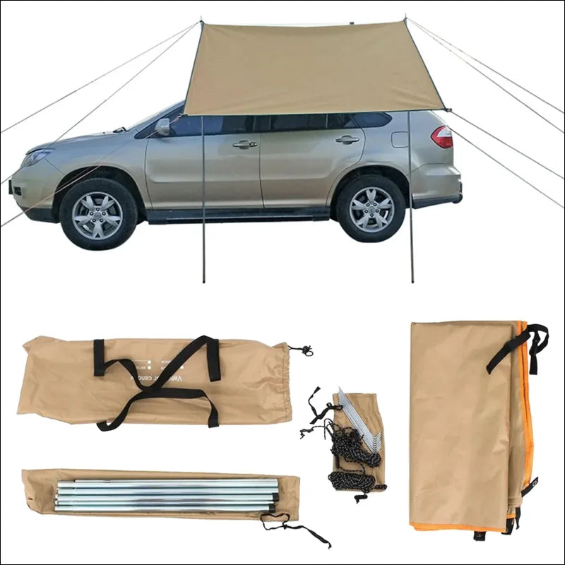 Auto vorzelt: elegant & leicht - schattenspender camping ausstattung 5