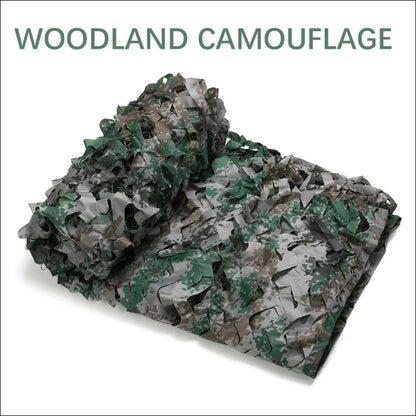 Crumpled paper woodland camouflage - tarnnetz versteck zelt für camping und mehr