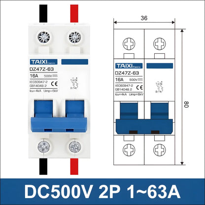 Powerguard automatik sicherung d50v-p-8a, ideal für solarstromanlagen schutzschalter