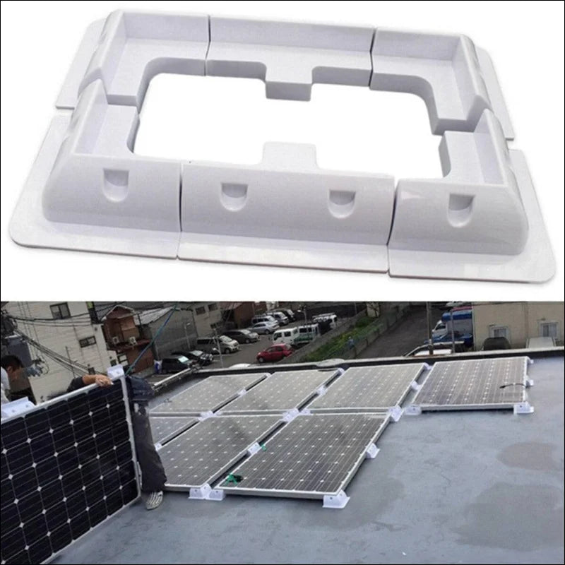 Solarpanel montagehalterung aus kunststoff auf hausdach - ultimatives solarpanel-montageset